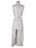 Universal Thread 100% Cotton Stripes Gray Jumpsuit Size S - photo 2