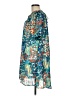 Umgee Print Teal Casual Dress Size M - photo 5