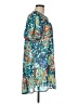 Umgee Print Teal Casual Dress Size M - photo 4