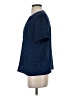 Shein Polka Dots Blue Short Sleeve Blouse Size S - photo 5