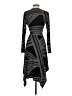 BCBGMAXAZRIA Stripes Black Cocktail Dress Size S - photo 2
