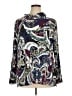 Chico's Paisley Purple Pullover Sweater Size XL - photo 1