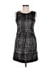 Milly 100% Polyester Tweed Gray Casual Dress Size 8 - photo 1