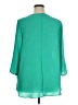 Catherines 100% Polyester Teal 3/4 Sleeve Blouse Size 0X - photo 2