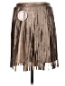 Umgee Metallic Tan Casual Skirt Size M - photo 2
