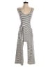 Monteau Stripes Gray Jumpsuit Size S - photo 1