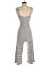 Monteau Stripes Gray Jumpsuit Size S - photo 2
