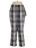Lands' End Plaid Gray Casual Pants Size XL - photo 1