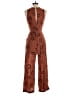 Eva Franco Graphic Brown Jumpsuit Size 2 - photo 2