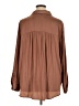 By Anthropologie 100% Polyester Brown Long Sleeve Blouse Size 1X - photo 2