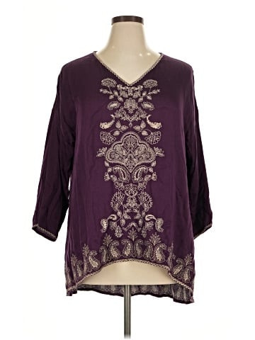 Soft Surroundings 3/4 Sleeve Blouse (view 1)