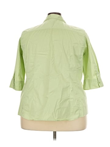 Lane Bryant 3/4 Sleeve Button-Down Shirt (view 2)
