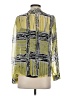 Diane von Furstenberg 100% Polyester Color Block Yellow Long Sleeve Blouse Size 0 - photo 2