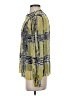 Diane von Furstenberg 100% Polyester Color Block Yellow Long Sleeve Blouse Size 0 - photo 5