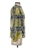 Diane von Furstenberg 100% Polyester Color Block Yellow Long Sleeve Blouse Size 0 - photo 4
