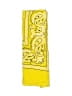 Unbranded 100% Cotton Paisley Yellow Scarf One size - photo 2