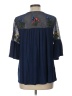 Studio JPR Blue 3/4 Sleeve Blouse Size L - photo 2