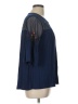 Studio JPR Blue 3/4 Sleeve Blouse Size L - photo 4