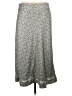Ann Taylor Paisley Gray Casual Skirt Size M - photo 1