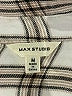 Max Studio 100% Rayon Plaid Gray 3/4 Sleeve Blouse Size M - photo 7