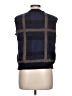 Shein Plaid Blue Sweater Vest Size L - photo 2