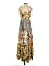 Unbranded 100% Polyester Floral Green Casual Dress Size S - photo 1