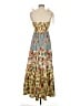 Unbranded 100% Polyester Floral Green Casual Dress Size S - photo 2