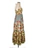 Unbranded 100% Polyester Floral Green Casual Dress Size S - photo 4
