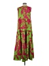 Unbranded 100% Polyester Tropical Green Casual Dress Size S - photo 2