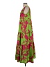 Unbranded 100% Polyester Tropical Green Casual Dress Size S - photo 5