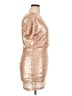Ark & Co. 100% Polyester Metallic Gold Cocktail Dress Size L - photo 4