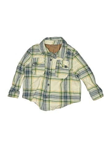 Genuine Kids from Oshkosh Long Sleeve Button-Down Shirt (view 1)