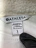 Athleta 100% Nylon Ivory Coat Size L - photo 6