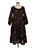 Toad & Co 100% Cotton Stars Brown Casual Dress Size S - photo 1