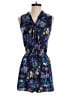 ModCloth 100% Rayon Tropical Blue Romper Size S - photo 1