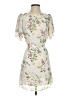 Primark Floral Ivory Cocktail Dress Size 4 - photo 1