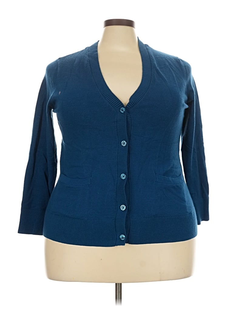 Pre-owned Torrid Cardigan Sweater In Blue