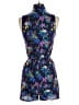 ModCloth 100% Rayon Tropical Blue Romper Size S - photo 2