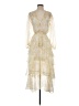 Maje Ivory Gold Cocktail Dress Size EU (FR) 36 / US 4 (estimated) - photo 1