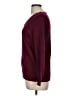 Karen Scott 100% Cotton Burgundy Pullover Sweater Size M - photo 5