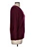Karen Scott 100% Cotton Burgundy Pullover Sweater Size M - photo 4