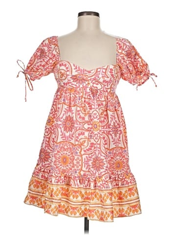 Olivaceous Casual Dress (view 1)