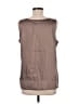 DKNY 100% Polyester Brown Sleeveless Blouse Size M - photo 2