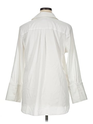 Chico's 3/4 Sleeve Button-Down Shirt (view 2)