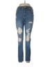 Aeropostale Hearts Blue Jeans Size 12 - photo 1