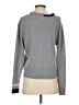 Monrow Color Block Gray Wool Pullover Sweater Size S - photo 2
