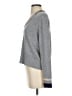 Monrow Color Block Gray Wool Pullover Sweater Size S - photo 5