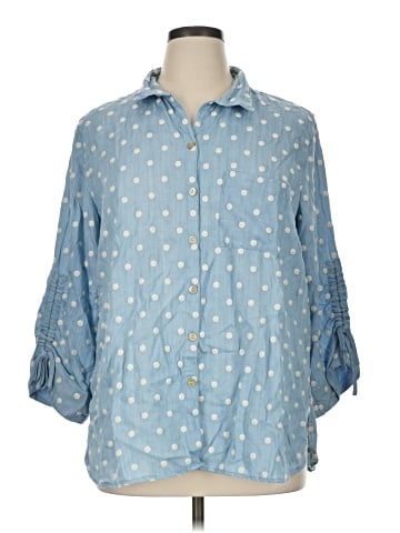 John Mark 3/4 Sleeve Button-Down Shirt (view 1)