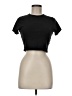 Cotton On Black Short Sleeve Turtleneck Size M - photo 1