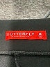 Butterfly Solid Black Casual Pants Size M - photo 7